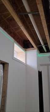 Drop ceiling installation. #diy #home #basement #ceiling #grid