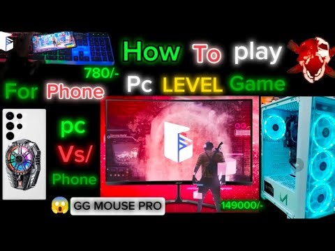 How to play pc level game keyboard mouse 😱-?