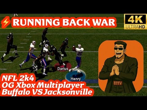 NFL 2K4 Retro RB Showdown: Travis Henry Outruns Fred Taylor in Bills vs Jaguars Online Multiplayer