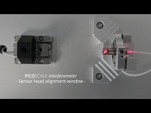 PICOSCALE Interferometer Sensor Head Alignment Window
