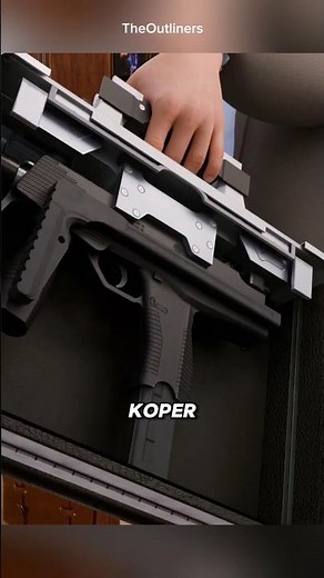 How does a gun in a suitcase work and is it effective?