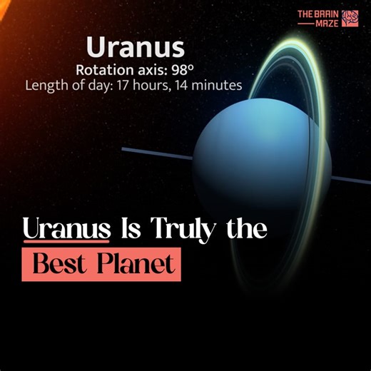 Why is Uranus the best planet in our solar system? What makes it so mysterious? | The Brain Maze