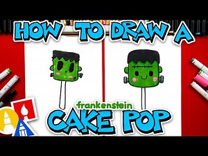 How To Draw A Frankenstein Cake Pop - Videos For Kids