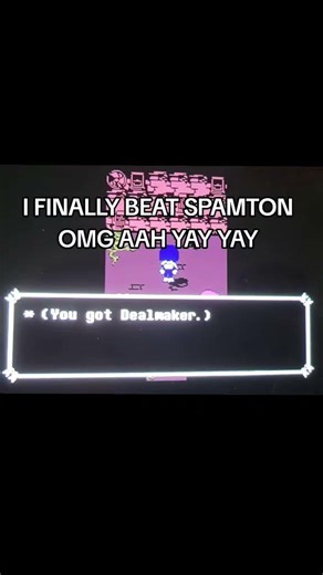 finally beat SPAMTON neo omg.. FINALLYY