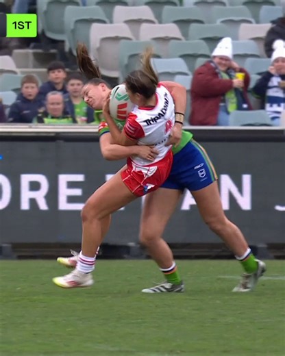 NRLW on Instagram: "Isabella Waterman's HUGE tackle is one to remember 💪 This off season, we’re counting down the top moments from the 2025 NRLW season to relive the UNREAL action of the Telstra Women’s Premiership 🏆"