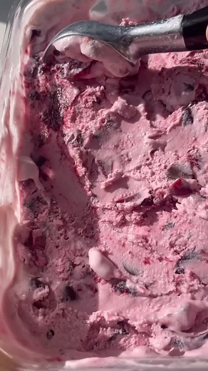 Delicious Black Cherry Ice Cream Recipe