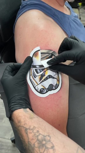 Exploring the World of Sticker Tattoos with a Spaceman Theme