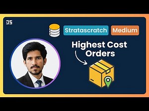 StrataScratch SQL Problem: Highest Cost Orders | Medium Difficulty SQL Interview Question Explained
