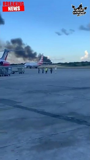 🚨 𝙉𝙀𝙒𝙎 🚨 Plane crash Gulfstream G-IVSP, Santo Domingo-Las Américas Airport, Dominican Republic.