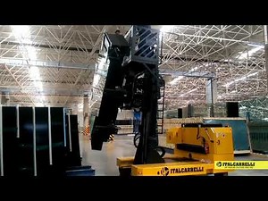 Multidirectional Side-loader with Glass Pack Turning Device