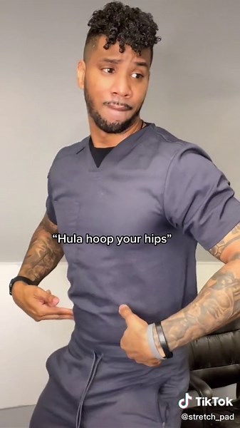 Move your hips #physicaltherapy #stretchpad #TopGunMode