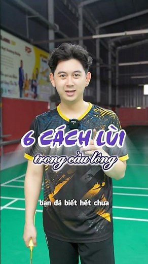 ''Pocket'' 6 Basic Backward Steps in Badminton !!!!!! #badminton #vnb #caulong #shortsvideo #shorts