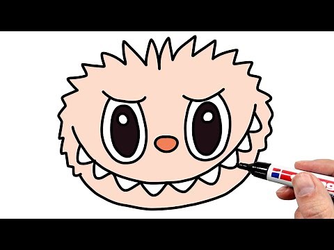 How to Draw Labubu (Face)