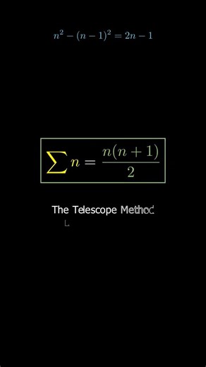 The Ultimate Telescope Method to Find Any Sum Formula 🔭 #math #sum