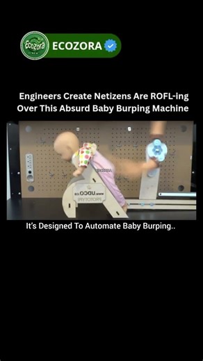 Internet ROFLs Over This Wild Baby Burping Machine 😂 #shorts #techhumor