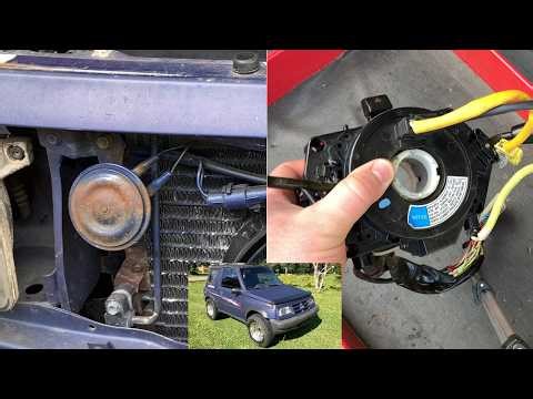 Geo Tracker Horn Troubleshooting (Clock Spring Replacement)