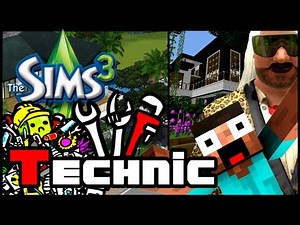 The Sims 3 meets Minecraft Tekkit: The Sims House in Minecraft