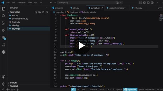 #python #oop #internship #crackonetechnologies #pythondeveloper #learning | Anand Sagar Rout