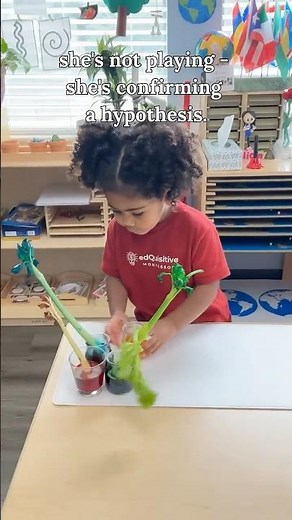 she's three and confirming a hypothesis. #learningbydoing