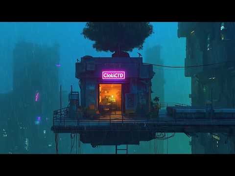 Cloud Rainy Skies System ☁️ | Futuristic / Chill Lo-Fi | Sky Alert Frequencies