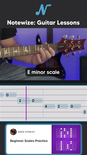 🎸 Guitar Scales: Minor (full shape) #guitar #guitarlesson #guitartutorial #guitartab #guitartabs