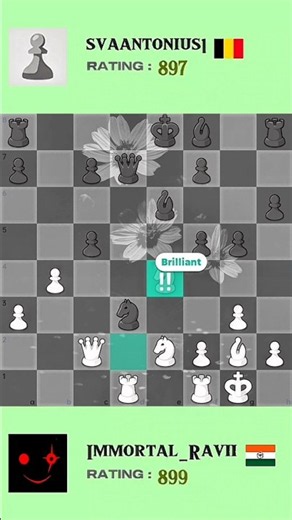 Back to back Great and Brilliant moves 🤩#chess #chessedits #chesscom #checkmate #chessbrilliantmoves