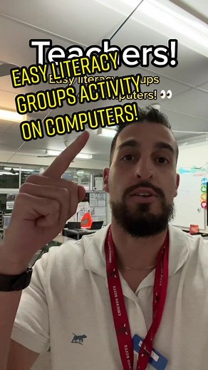 Easy Literacy Groups Activity on Computers for Teachers