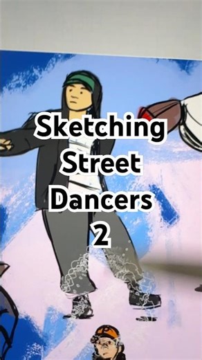 ✍️ Drawing dancers 2 #dance #hiphop #procreate #digitalart #art