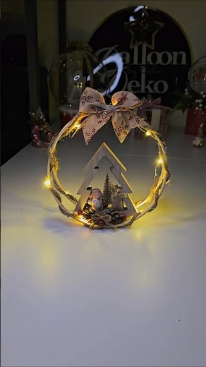 Christmas DIY, light decor, aesthetic crafts, viral DIY, holiday ideas, easy decoration, home décor