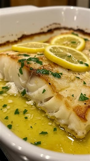 Baked Lemon-Garlic Cod with Butter Sauce Ingredients: ...... Everyone keeps asking me for this recipe I stopped losing my favorites and kept them all in one place Cooking like this just hits different… If you love real homemade food, you’ll know where to look Some recipes are too good to forget #followme #food #comfortfood #viralvideo #recipe