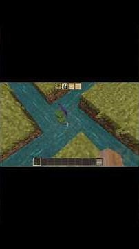 How To Minecraft Water Flow | Minecraft PE Water Flow 🌊 #minecraft #waterflow #shorts