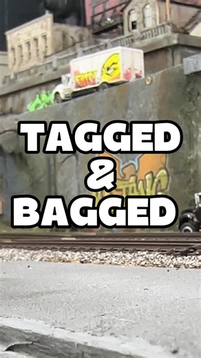 Tagged Union Pacific #modeltrains #diorama #hoscale #trains #miniature