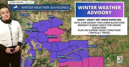 Heavy, wet snow impacting the region