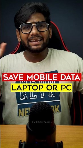 How to Save😲Mobile Data On Pc🤩