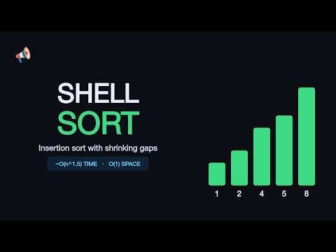 Shell Sort, Visualized: Insertion Sort With Shrinking Gaps