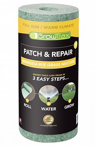 GrowTrax 50-ft. x 1-ft. Full Sun Bermuda Rye Mixture Grass Seed, Fertilizer, & Mulch Blanket, 2.04 lbs. - Walmart.com