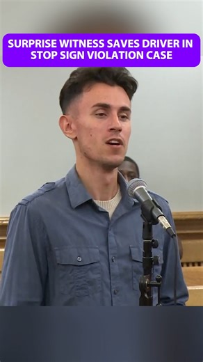 When a simple stop sign violation takes an unexpected turn, a former cop steps in to shift the scales of justice. Full case below 👇 | Real Justice Stories