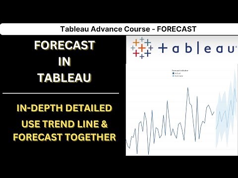 Forecast with Exponential Smoothing in Tableau - Video - 9 | Tableau Advance Course | AllAboutDATA