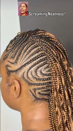 Mohawk braid hairstyle transformation #braids #explore #hairstyles #hairtransformation