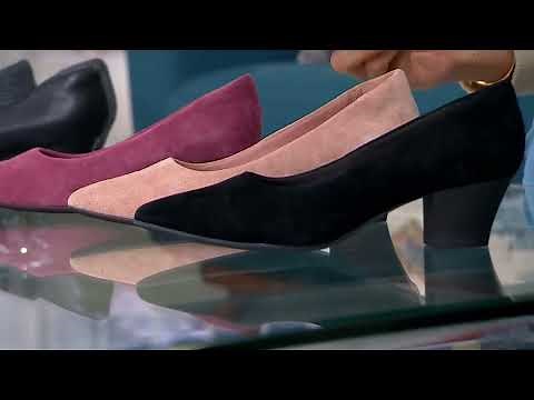 Clarks Collection Block-Heel Pumps - Teresa Step on QVC