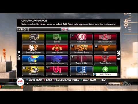 Gameplay Videos - NCAA Football 12 - Begin Dynasty Mode