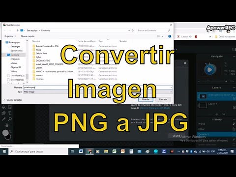 Como convertir una imagen png a JPG y viceversa