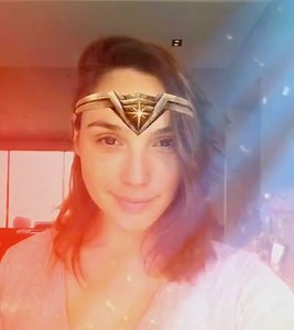 Experience ✨WONDER ✨ when you try the new #WonderWoman Facebook Camera Mask! To get the mask, update your Facebook app and then swipe right to open the camera. Can’t wait to check out your incredible videos! ⚔💥 | Gal Gadot