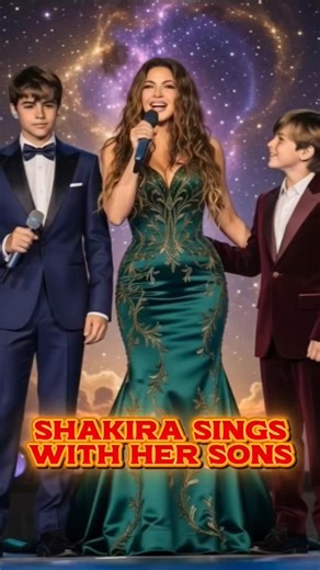​Shakira sings with her sons Milan and Sasha at Buenos Aires concert #shakira #acróstico #shorts SA2