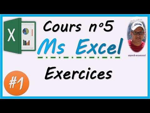 excel | exercices corrigés - Série1 #5