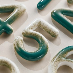 Ceramic Number Signs, Fired With Ceramic Techniques. Green Porcelain ,customized Size,suitable for House Address Guidance,ceramic Tiles - Etsy