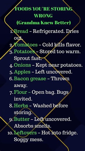 FOODS YOU’RE STORING WRONG (Grandma Knew Better).mp4