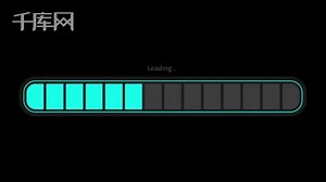 loading bar line progress loop Animation video transparent background with alpha channel Video