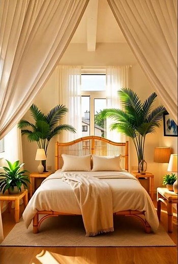 Tropical Resort Suite #RoomDecor #HomeInteriorDesign #RoomMakeover#AestheticRoom