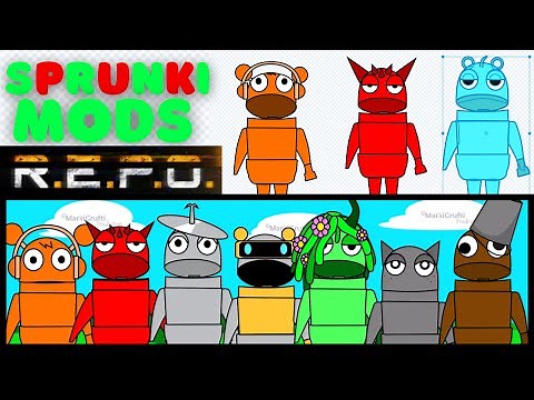 How to make a MOD? Tutorial Sprunki But R.E.P.O. Designer: Incredibox With Scratch